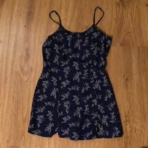 90's Express Floral Skort Romper